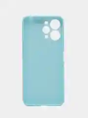 Ледяной чехол для Xiaomi Redmi 12 силиконовый BROSCORP матовый, тонкий, с бортиком-защитой камер