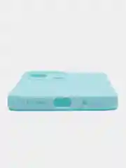 Ледяной чехол для Xiaomi Redmi 12 силиконовый BROSCORP матовый, тонкий, с бортиком-защитой камер