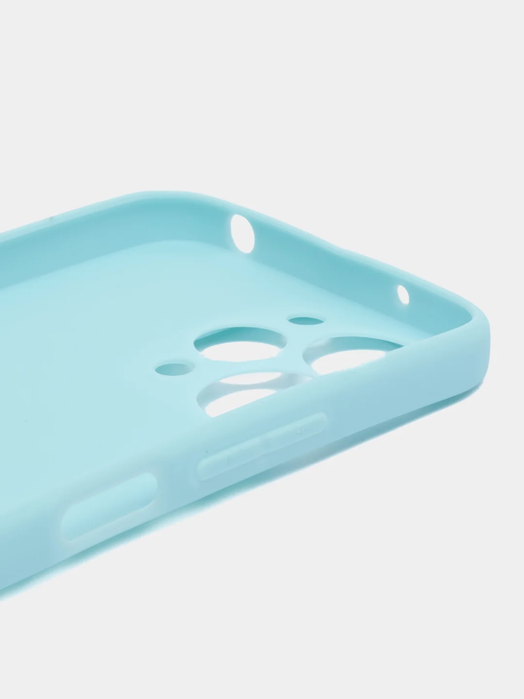 Ледяной чехол для Xiaomi Redmi 12 силиконовый BROSCORP матовый, тонкий, с бортиком-защитой камер