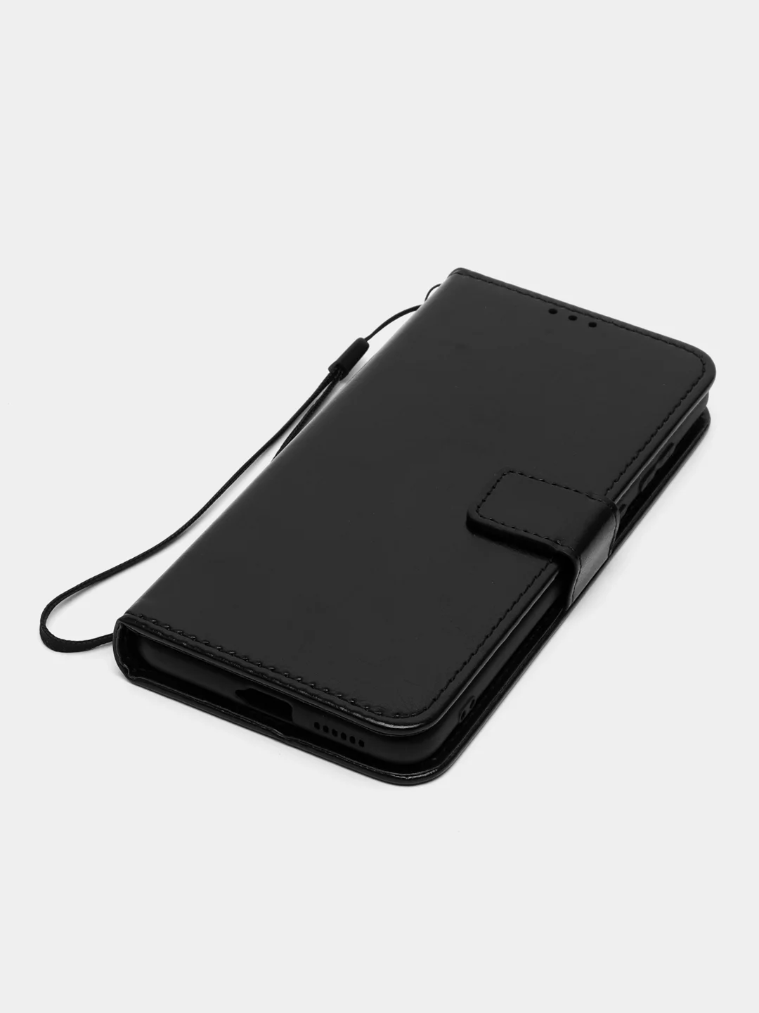 Черный чехол-книжка с магнитной застежкой для HUAWEI Mate 50 (Хуавей Мате 50)