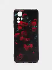 Оранжевый чехол для Xiaomi Redmi Note 12S, с принтом, с рисунком (Сяоми Редми Нот 12С)