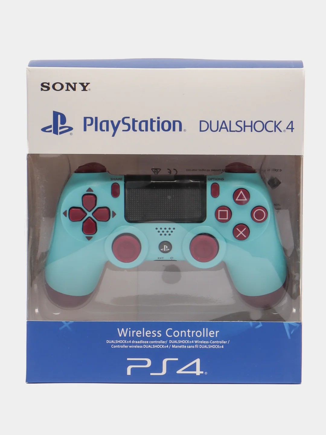 Бирюзовый джойстик PS4 DualShock, геймпад беспроводной, Bluetooth, проводной