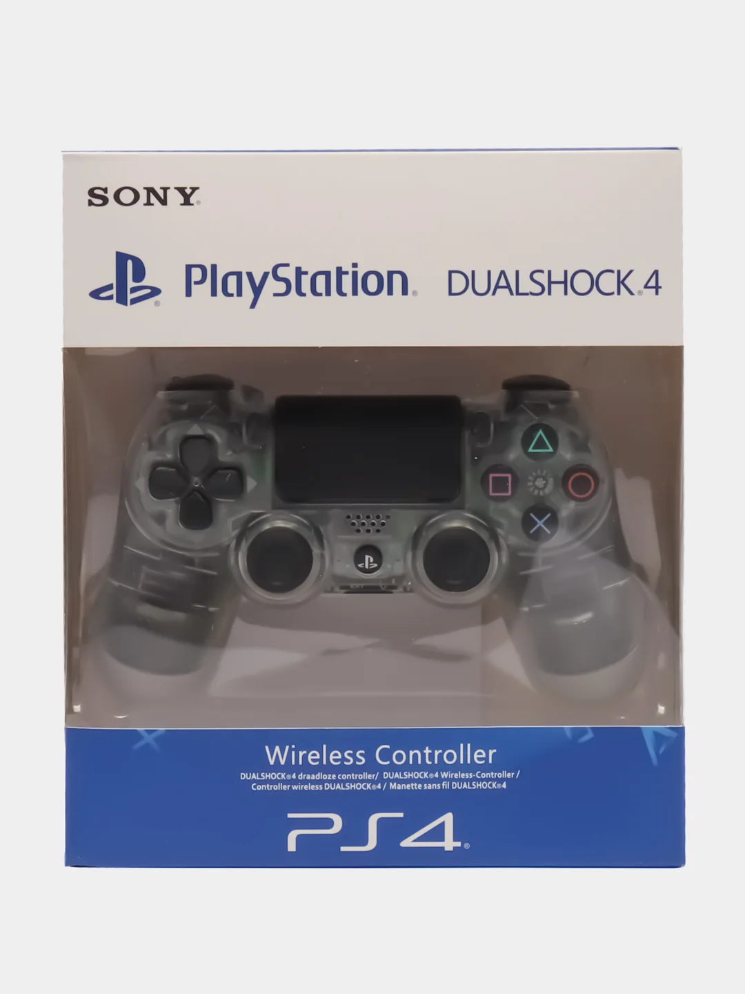Прозрачный джойстик PS4 DualShock, геймпад беспроводной, Bluetooth, проводной