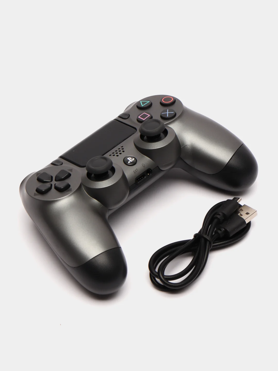 Серый джойстик PS4 DualShock, геймпад беспроводной, Bluetooth, проводной
