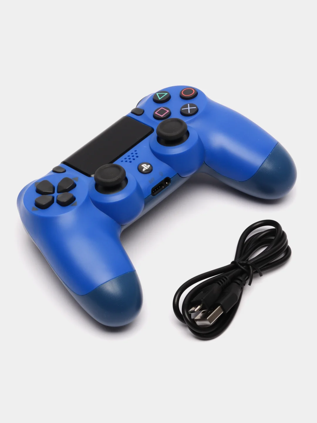 Синий джойстик PS4 DualShock, геймпад беспроводной, Bluetooth, проводной