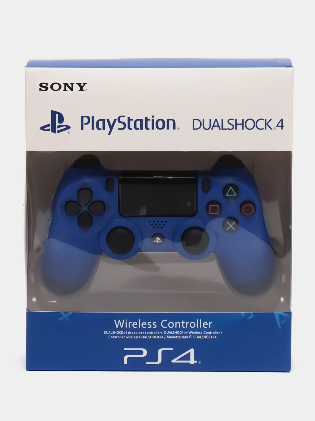 Синий джойстик PS4 DualShock, геймпад беспроводной, Bluetooth, проводной
