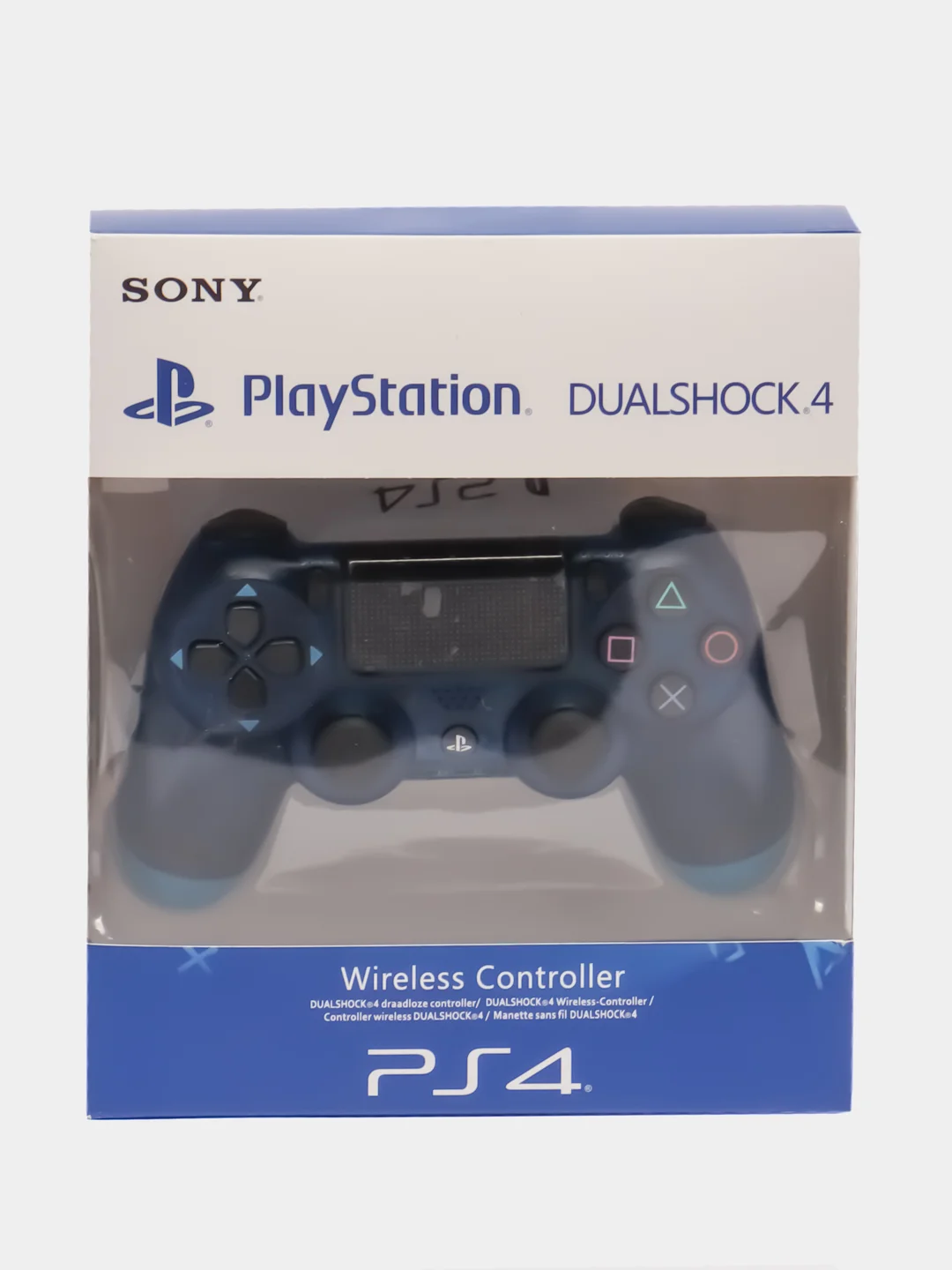 Темно-синий джойстик PS4 DualShock, геймпад беспроводной, Bluetooth, проводной
