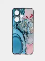 Фуксия силиконовый чехол для Infinix HOT 30i (Инфиникс Хот 30 Ай), с принтом, с рисунком