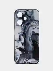 Хаки чехол на Infinix Hot 30 Play / Инфиникс Хот 30 Плей прозрачный, с рисунком, защита камеры