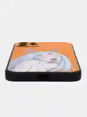Оранжевый чехол для iPhone 15/14/13/12/11/Pro/Max/Plus/Mini/Xr/X/Xs с принтом, девушки, тянки аниме