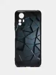 Тёмно-серый чехол для Xiaomi Redmi Note 12S, с принтом, с рисунком (Сяоми Редми Нот 12С)