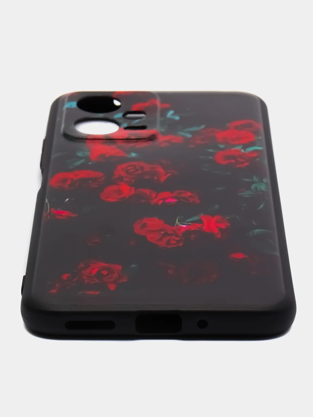 Оранжевый силиконовый чехол для Xiaomi Note 12 5G / POCO X5 5G (Сяоми Нот 12 5 Джи / Поко Х5), с принтом, с рисунком