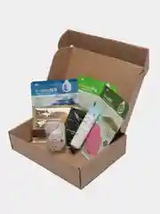 Бронзовый подарочный набор косметики для девушки, женщины, маме, бьюти бокс. Подарок на Новый год