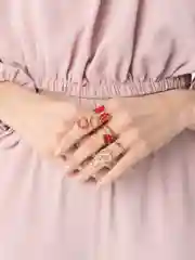 Комплект колец с бабочками и змеями, на Новый Год, год Змеи