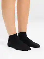 Черный носки женские, короткие, летние