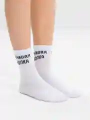 Носки с надписью, высокие женские носки, 36-40 размер