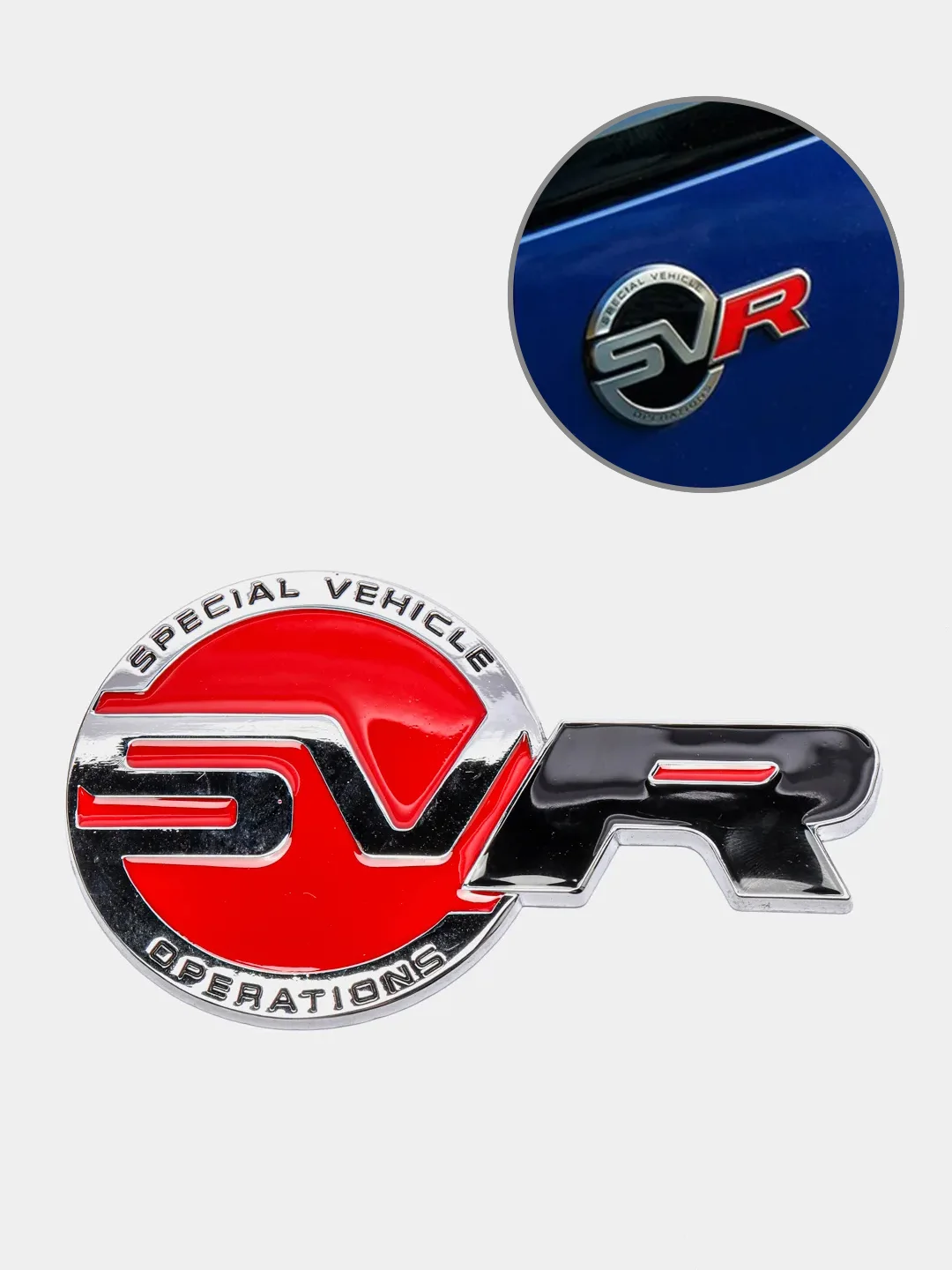 Красный украшение для авто "SVR"