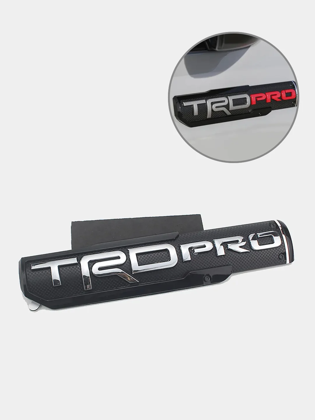 Черный наклейка на авто "TRD PRO"