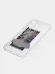 Аметистовый силиконовый чехол для Infinix Hot 30, с принтом, с рисунком (Инфиникс Хот 30)