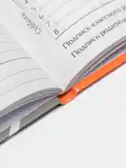Оранжевый школьный дневник, 1-11 класс, твердая обложка