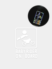 Наклейка на авто "Baby rider on board"