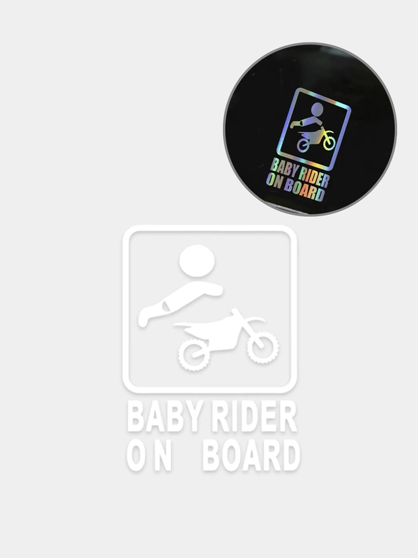 Наклейка на авто "Baby rider on board"