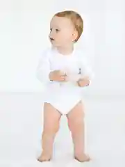 Белый боди для малыша с длинным рукавом Bossa Nova Basic