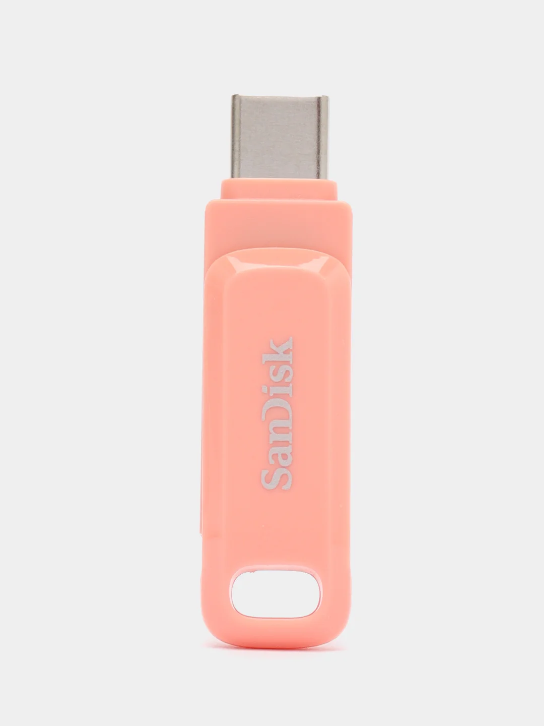 Розовый флешка SanDisk ULTRA USB 3.1, Type-C, карта памяти, поворотная, 4 размера