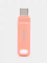 Розовый флешка SanDisk ULTRA USB 3.1, Type-C, карта памяти, поворотная, 4 размера