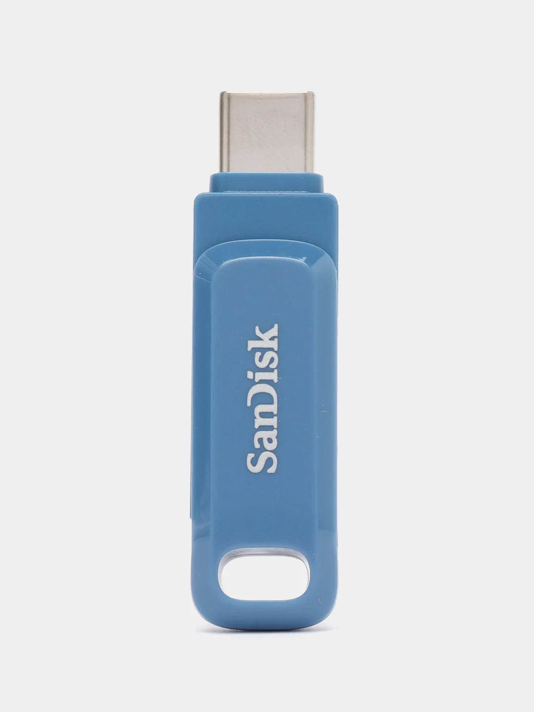 Голубой флешка SanDisk ULTRA USB 3.1, Type-C, карта памяти, поворотная, 4 размера