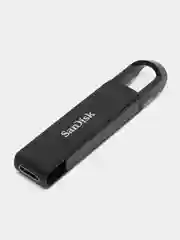 Черный флешка USB SanDisk 3.1, Type-C, выдвижная, 32-256 Gb