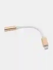 Переходник GL026 Lightning - Jack 3,5 mm, адаптер iPhone на aux, конвертер для наушников