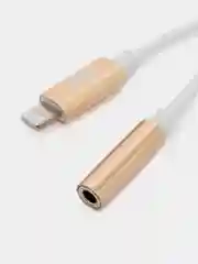 Переходник GL026 Lightning - Jack 3,5 mm, адаптер iPhone на aux, конвертер для наушников