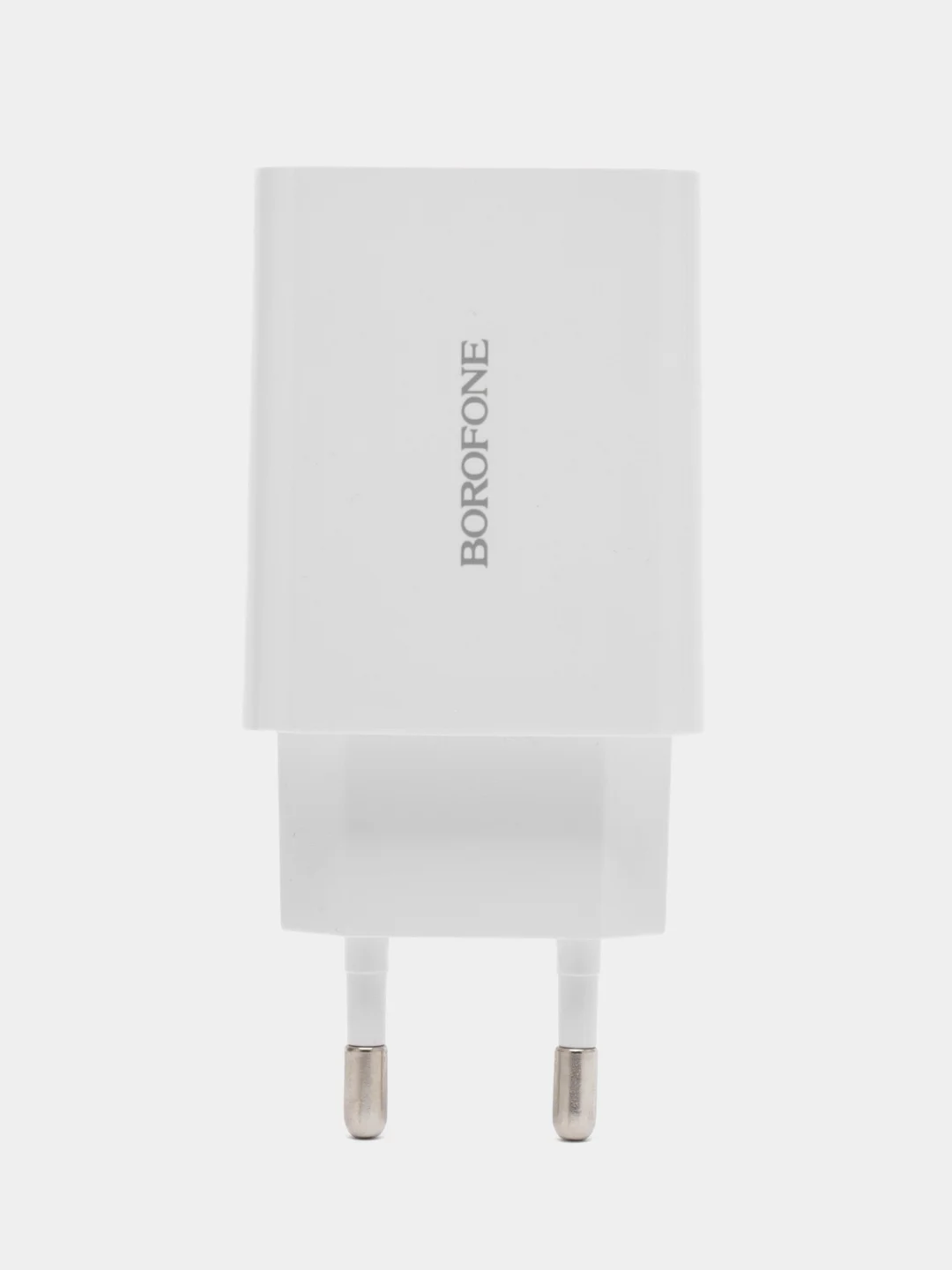 Белый сетевое зарядное устройство  Borofone BA21A (18W, QC3.0, 3A),быстрая зарядка