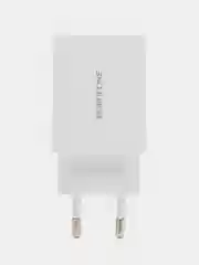 Белый сетевое зарядное устройство  Borofone BA21A (18W, QC3.0, 3A),быстрая зарядка