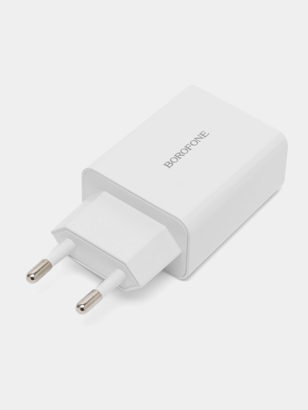 Сетевое зарядное устройство  Borofone BA21A (18W, QC3.0, 3A),быстрая зарядка
