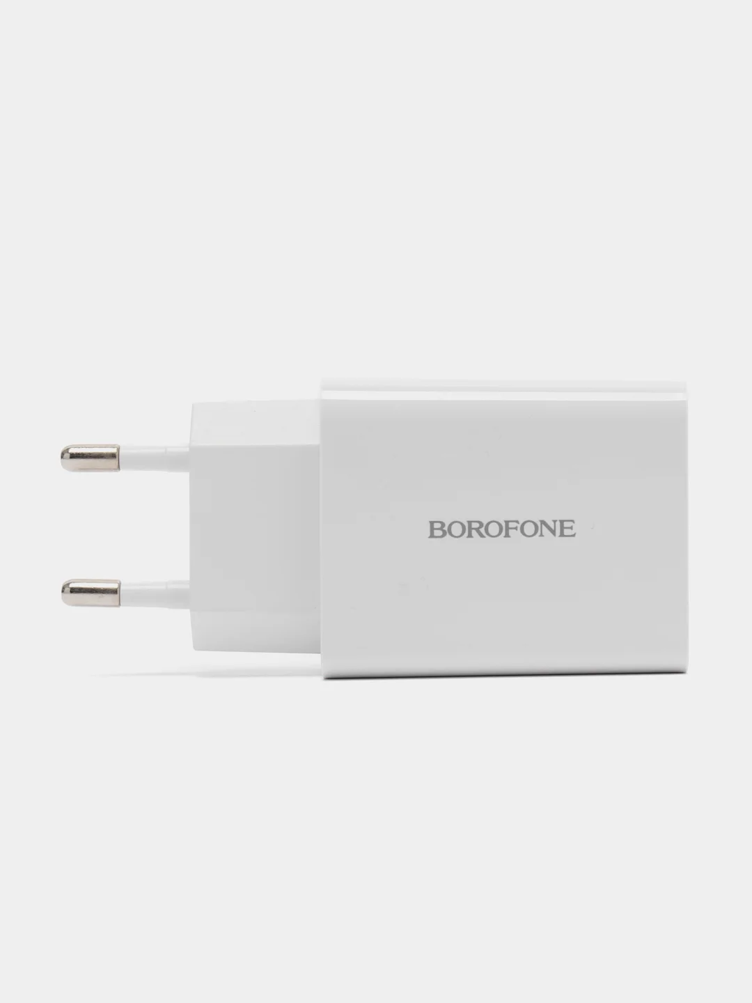 Белый сетевое зарядное устройство  Borofone BA21A (18W, QC3.0, 3A),быстрая зарядка