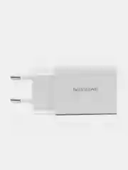 Белый сетевое зарядное устройство  Borofone BA21A (18W, QC3.0, 3A),быстрая зарядка