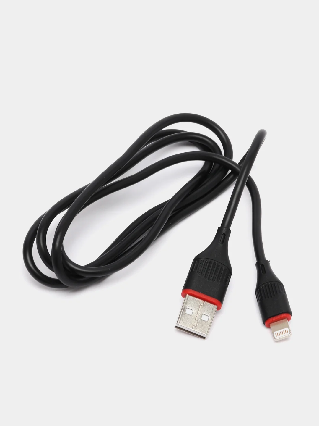 Черный зарядное устройство BOROFONE BA20A, с кабелем USB-Micro, Type-C, Lightning / без кабеля
