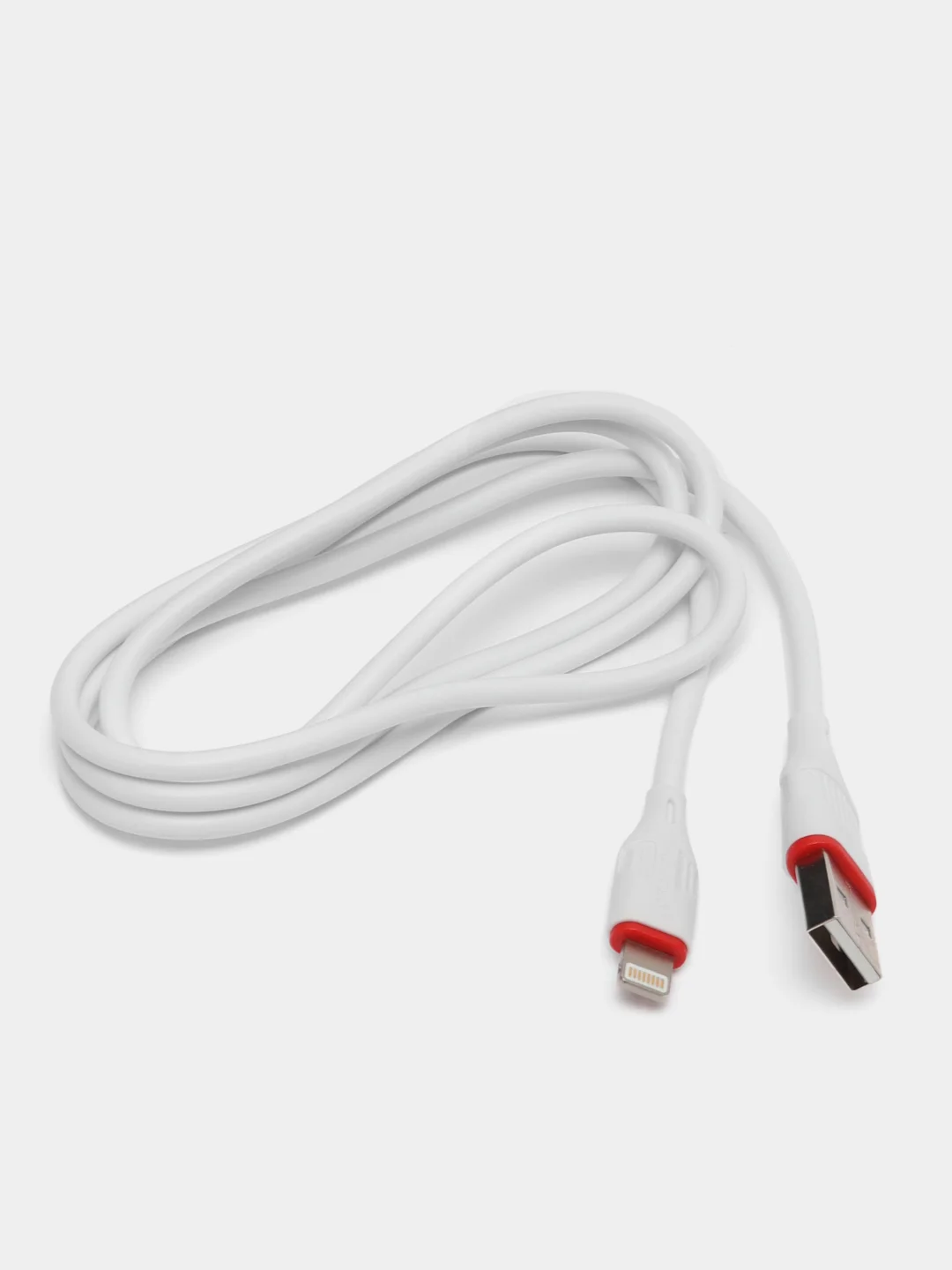 Белый зарядное устройство BOROFONE BA20A, с кабелем USB-Micro, Type-C, Lightning / без кабеля