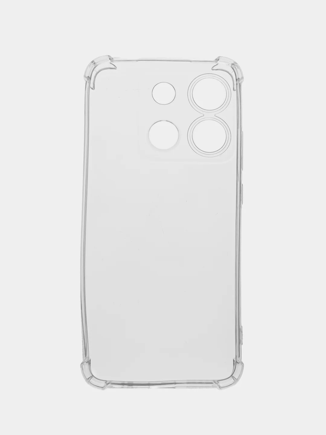Прозрачный противоударный чехол BROSCORP для Infinix Smart 7 Plus, 7+ силиконовый с усиленными углами