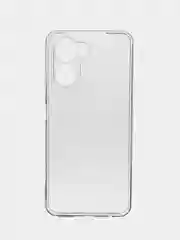 Прозрачный чехол силиконовый на Realme C 33 (Реалми С 33) матовый с дополнительной защитой камеры