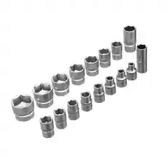 Набор инструментов, 1/2", пластиковый кейс, 32 предмета, Сибртех, 13393