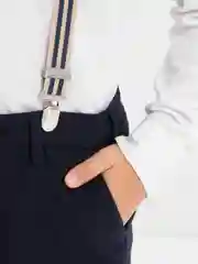 Песочный хаки подтяжки детские