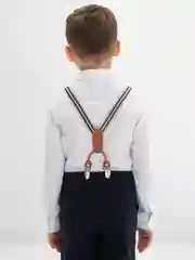 Песочный хаки подтяжки детские