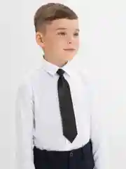 Черный галстук детский, на резинке