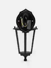 Светильник садово-парковый, 60W 230V E27 черный, 6102/PL6102 (на стену вниз)
