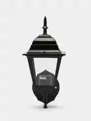 Светильник садово-парковый, 60W 230V E27 черный, 4101/PL4101 (на стену вверх)