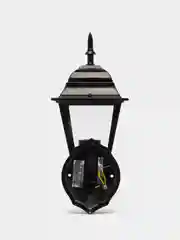 Светильник садово-парковый, 60W 230V E27 черный, 4101/PL4101 (на стену вверх)