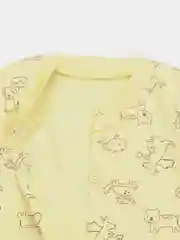 Лимонный кофта для новорожденных, распашонка для новорожденных